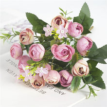 Load image into Gallery viewer, 5 Colors 13 HeadsArtificial Rose Bouquet