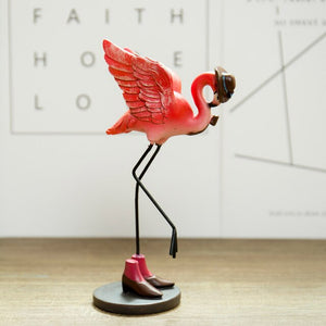 Pink Flamingo Figurine