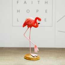 Load image into Gallery viewer, Pink Flamingo Figurine