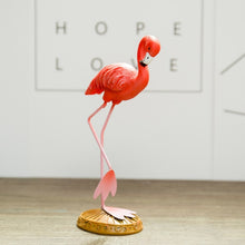 Load image into Gallery viewer, Pink Flamingo Figurine