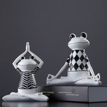 Load image into Gallery viewer, Resin Yoga Frog Statue