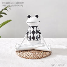 Load image into Gallery viewer, Resin Yoga Frog Statue