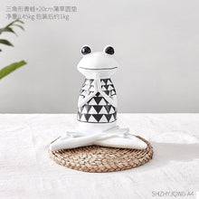 Load image into Gallery viewer, Resin Yoga Frog Statue