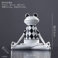 Load image into Gallery viewer, Resin Yoga Frog Statue