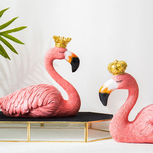 Miniature Flamingo Figurine