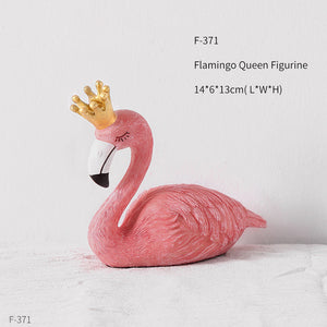 Miniature Flamingo Figurine