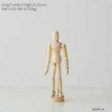Load image into Gallery viewer, 3D Wooden Jointed Man