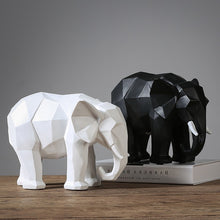 Load image into Gallery viewer, Abstract Resin Elephant Statue