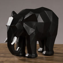 Load image into Gallery viewer, Abstract Resin Elephant Statue