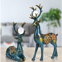 Load image into Gallery viewer, Pair Deer Statue