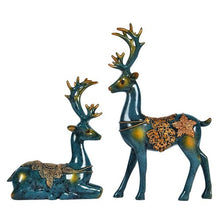 Load image into Gallery viewer, Pair Deer Statue