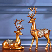Load image into Gallery viewer, Pair Deer Statue