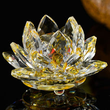 Load image into Gallery viewer, 80mm Quartz Crystal Lotus Flower
