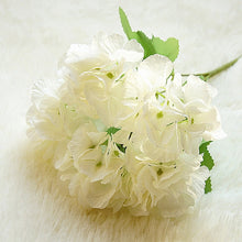 Load image into Gallery viewer, 5 Head Hydrangea Artificial Flowers