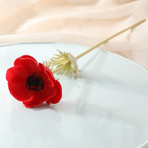 6Pcs/Lot Real Touch Anemone Artificial Flower