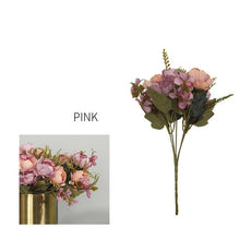 Load image into Gallery viewer, Artificial Flower Peony Small Bouquet