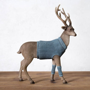 Vivid Resin Deer Figurine