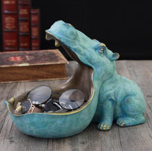 Load image into Gallery viewer, Resin Hippopotamus Statue