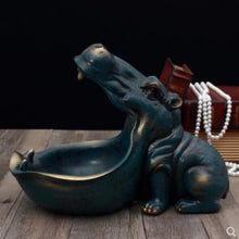 Load image into Gallery viewer, Resin Hippopotamus Statue