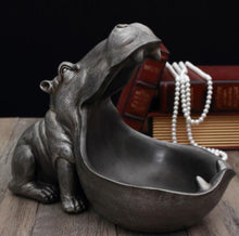 Load image into Gallery viewer, Resin Hippopotamus Statue
