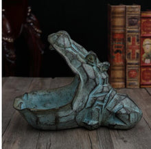 Load image into Gallery viewer, Resin Hippopotamus Statue
