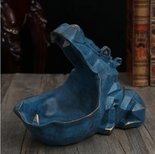 Load image into Gallery viewer, Resin Hippopotamus Statue