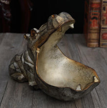 Load image into Gallery viewer, Resin Hippopotamus Statue