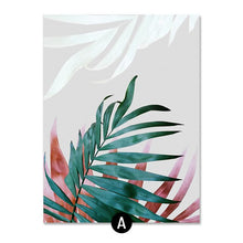 Load image into Gallery viewer, Tropical Plant Leaves Canvas Poster