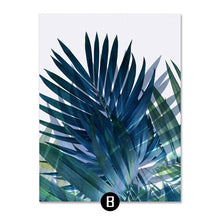 Load image into Gallery viewer, Tropical Plant Leaves Canvas Poster