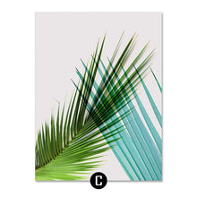 Load image into Gallery viewer, Tropical Plant Leaves Canvas Poster