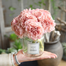 Load image into Gallery viewer, Pink Silk Hydrangeas Artificial Flowers