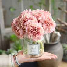 Load image into Gallery viewer, Pink Silk Hydrangeas Artificial Flowers