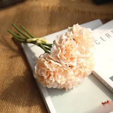 Load image into Gallery viewer, Pink Silk Hydrangeas Artificial Flowers