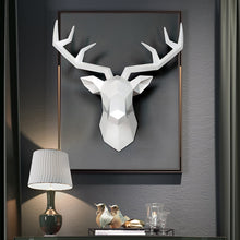 Load image into Gallery viewer, Resin Deer Head Statue  34x28x14cm
