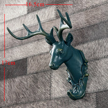 Load image into Gallery viewer, Resin Deer Head Statue  34x28x14cm