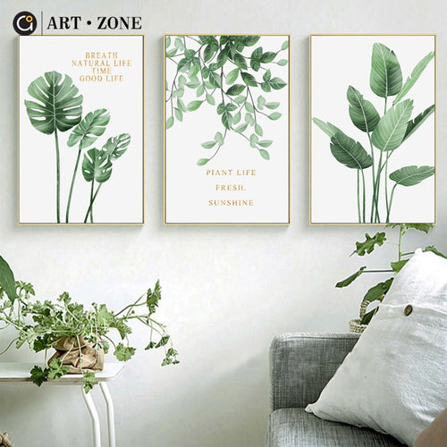 Plant Painting Wall Poster