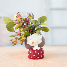 Load image into Gallery viewer, Resin Flower Vase with Artificial Plant