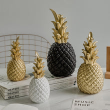 Load image into Gallery viewer, Resin Golden Pineapple Piggy Bank