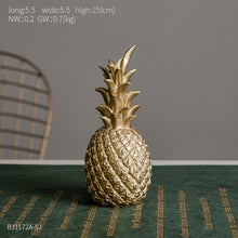 Load image into Gallery viewer, Resin Golden Pineapple Piggy Bank