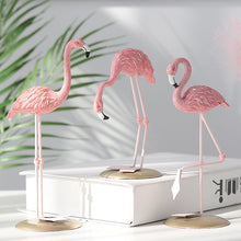 Load image into Gallery viewer, Resin Flamingo Figurine