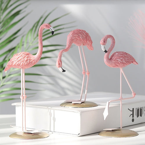Resin Flamingo Figurine